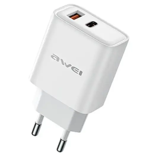 AWEI PD81-EU travel charger | 22.5W | GaN | white