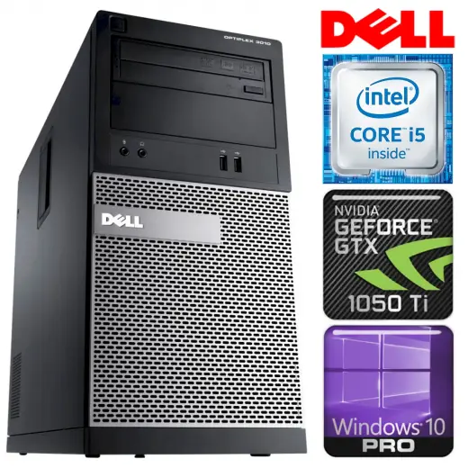 DELL 3010 MT i5-3470 16GB 1TB GTX1050Ti 4GB DVD WIN10PRO|W7P [refurbished]