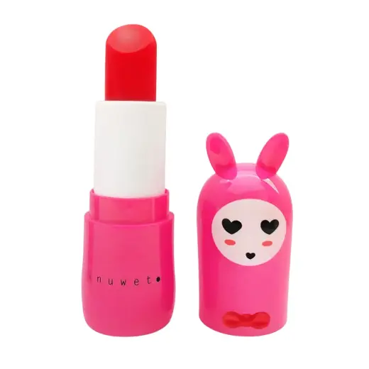 Inuwet, Lovely Bunny, Moisturizing & Conditioning, Lip Balm, Fushia, 3.5 g