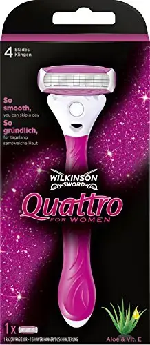 Wilkinson Sword Quattro for Women Razor in Black