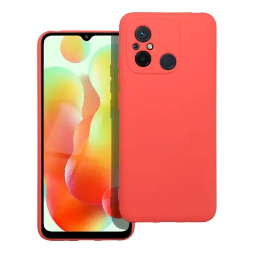 SILICONE case for XIAOMI Redmi 12C peach