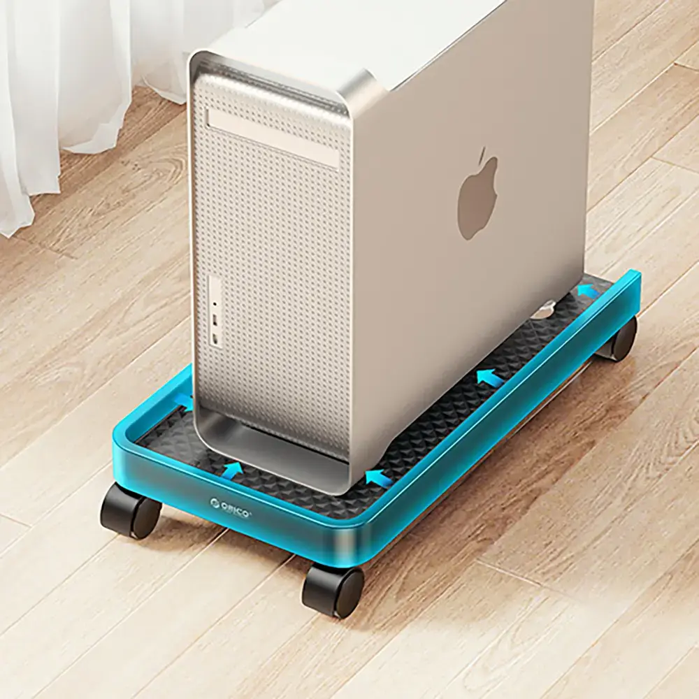 Orico CPB2 Computer Stand with Wheels - Black