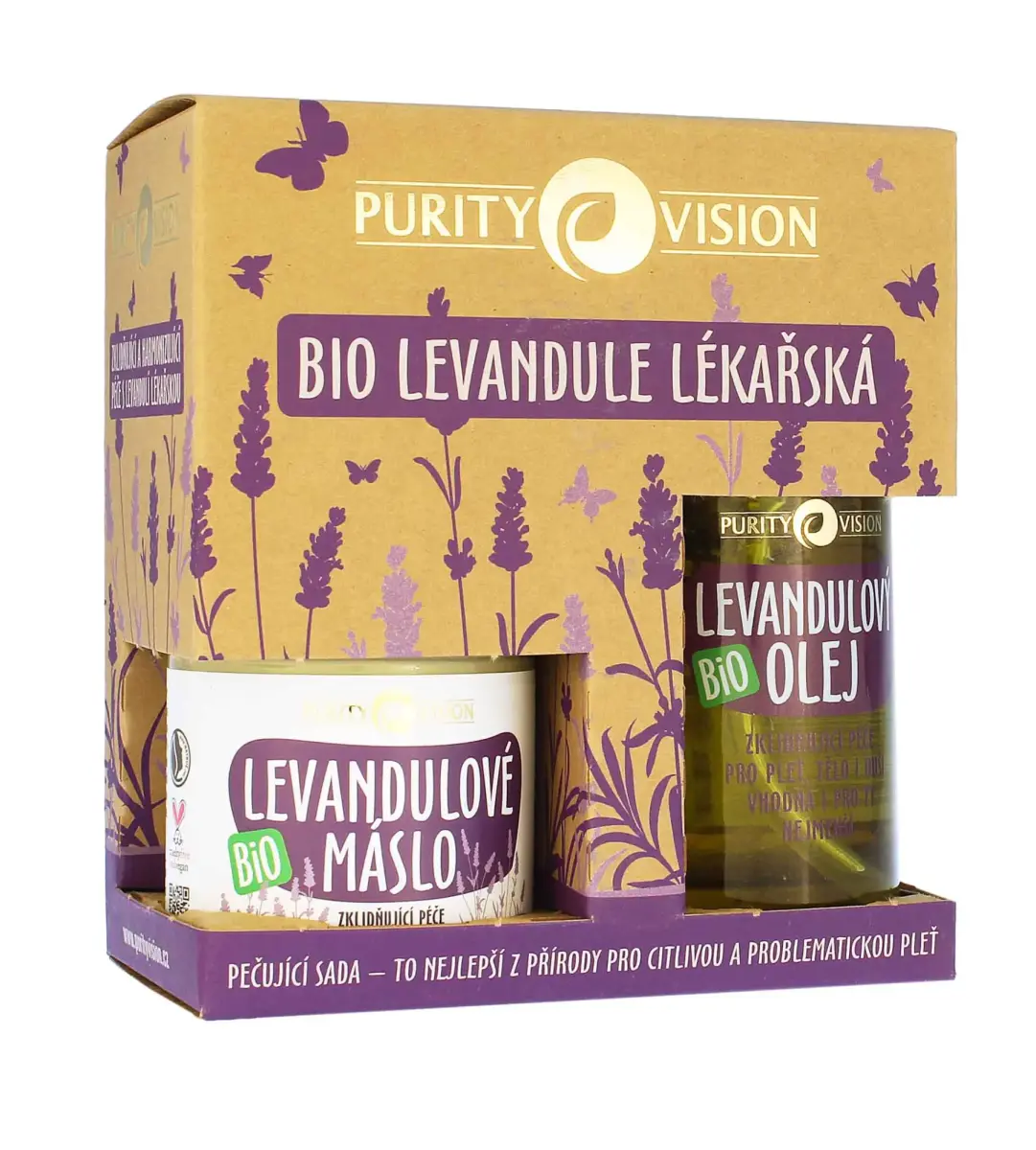 "Purity Vision BIO Lavender SET Oil 100ml + Body Butter 120ml"