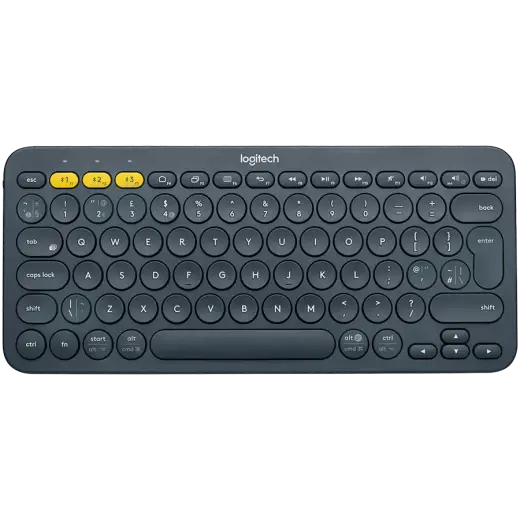 LOGITECH K380 Multi-Device Bluetooth Keyboard - DARK GREY - RUS