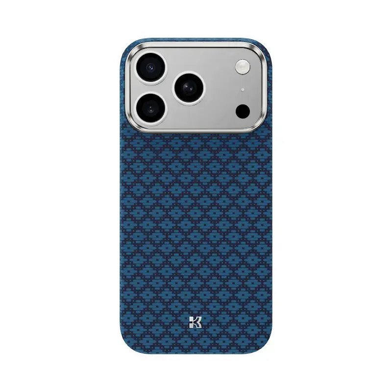 Benks Magnetic Armor Air Armor Grid Kevlar maciņš telefonam iPhone 17 Pro Max zils