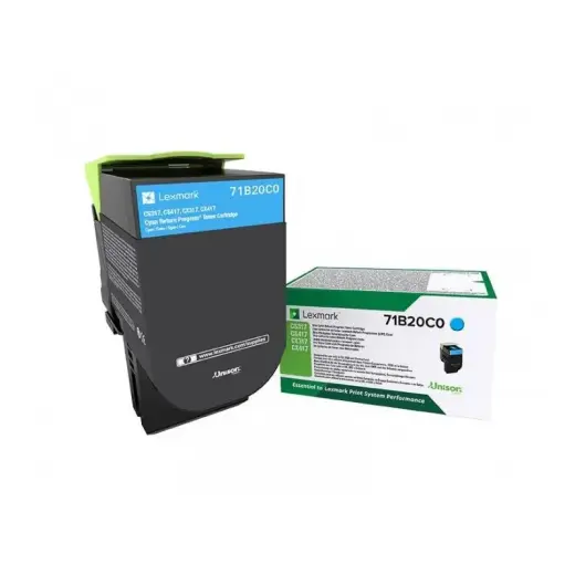 Lexmark Cartridge Cyan Return (71B20C0)