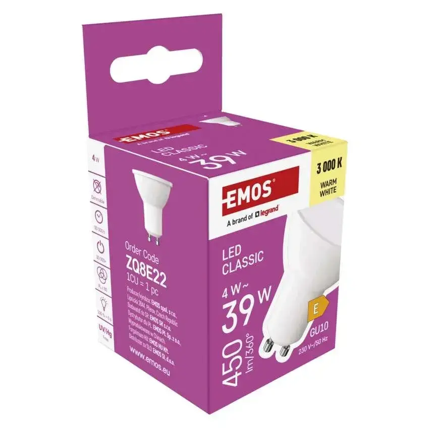 EMOS LED bulb GU10 230V MR16