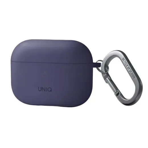 UNIQ Nexo Case AirPods Pro 2 gen + Ear Hooks Silicone fig purple