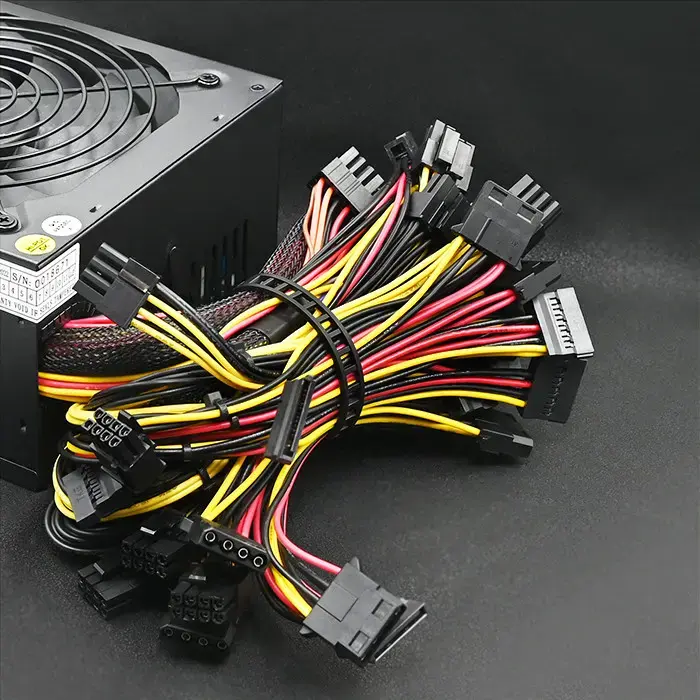 Qoltec ATX Power Supply 1600W | 80 Plus Gold | Data mining