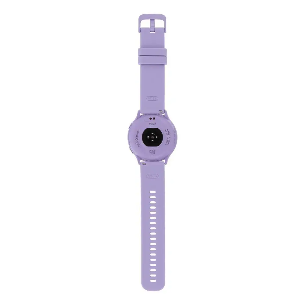 Smartwatch TITMO O-200 (GPS, AMOLED, bluetooth call, silicone strap) lavender