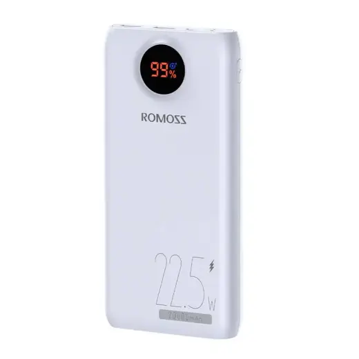 Romoss SW20PF Ārējais akumulators (powerbank) 20000mAh, 22.5W (balts)