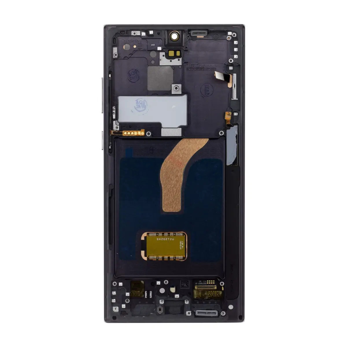 LCD display + Touch Unit + Front Cover for Samsung S908 Galaxy S22 Ultra Phantom Black
