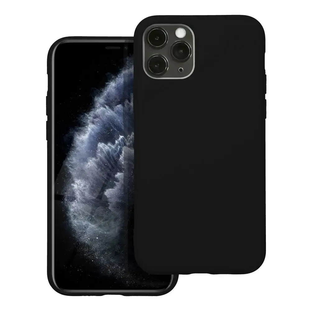 Silicone maciņš telefonam iPhone 11 Pro melns