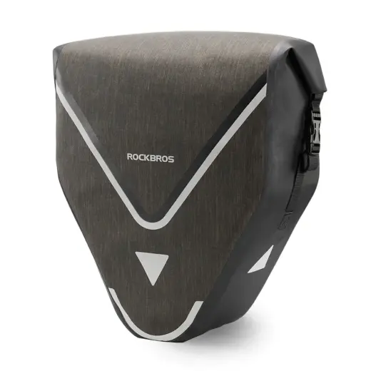 Torba rowerowa Rockbros AS-001-3BG na bagażnik wodoodporna 20 l - czarna