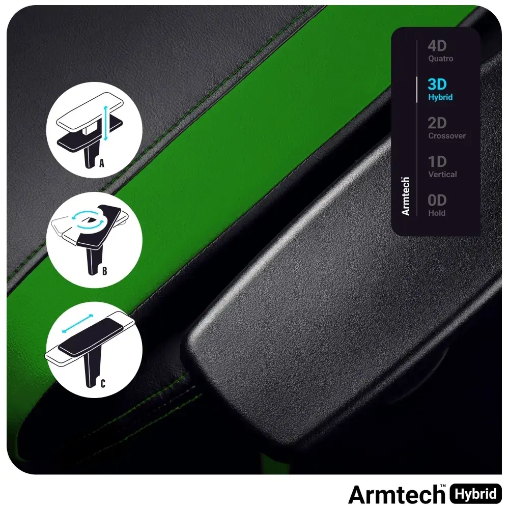 Gaming chair Diablo Chairs X-Horn 2.0 Normal Size black-green
