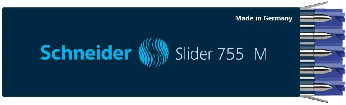 Lodīšu serdenis SCHNEIDER SLIDER 755, 1.0mm, zils