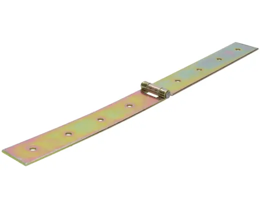 Construction hinge Z 400x45x1.5 mm steel, brass-plated
