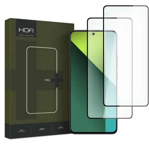 HOFI Glass Pro+ tempered glass for phone Xiaomi Redmi Note 13 5G | Xiaomi Redmi Note 13 Pro 4G | 5G black 2 pcs