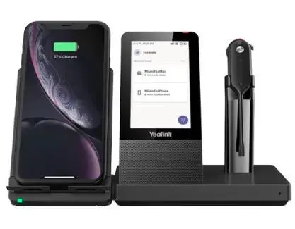 Wireless headphones WH67 Dual charging stand Teams Dect