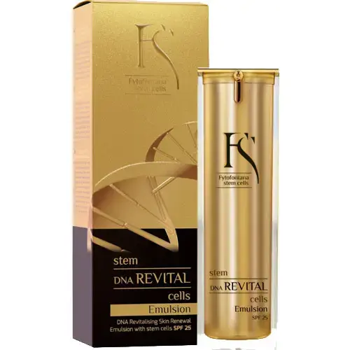 Fytofontana Stem Cel DNA Revital Emulsja - Emulsja Komrki Macierzyste Do Regeneracji Skry I Rewitalizacji DNA SPF 25 30