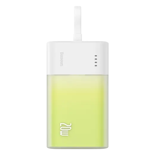 Baseus Popsicle PPKDC05I ārējais akumulators (powerbank) | 5200 mAh | 20W | USB-C, Lightning | balts