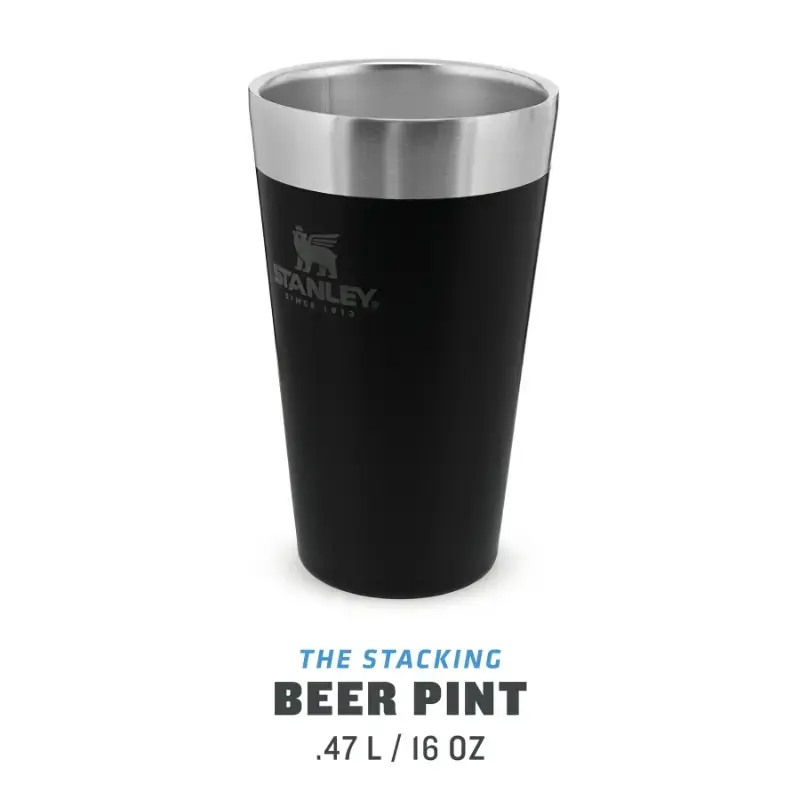 Termoglāze The Stacking Tumbler 0,47L matēti melna
