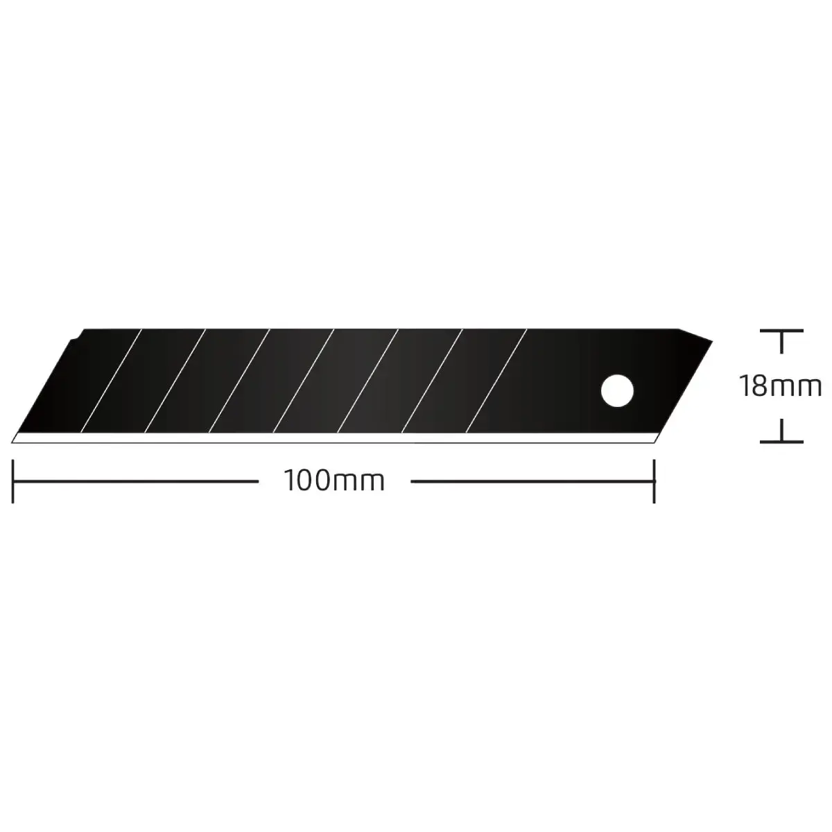 Rezerves asmeņi nazim 18mm SK2H melni 10gb Prox Expert