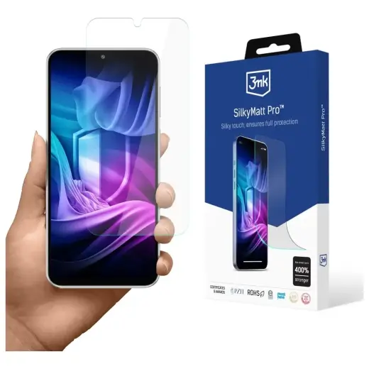 3mk Silky Matt Pro matēta aizsargplēve telefona ekrānam Samsung Galaxy M36 (M366)