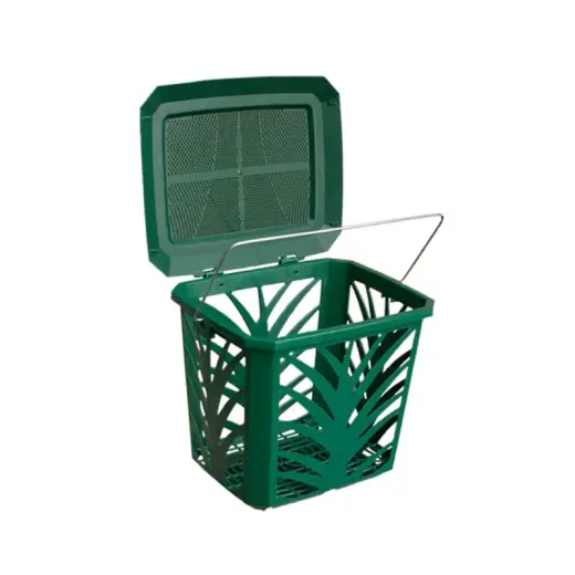 Bioatkritumu grozs MaxAir 7L 24x19,7x20,5cm zaļš