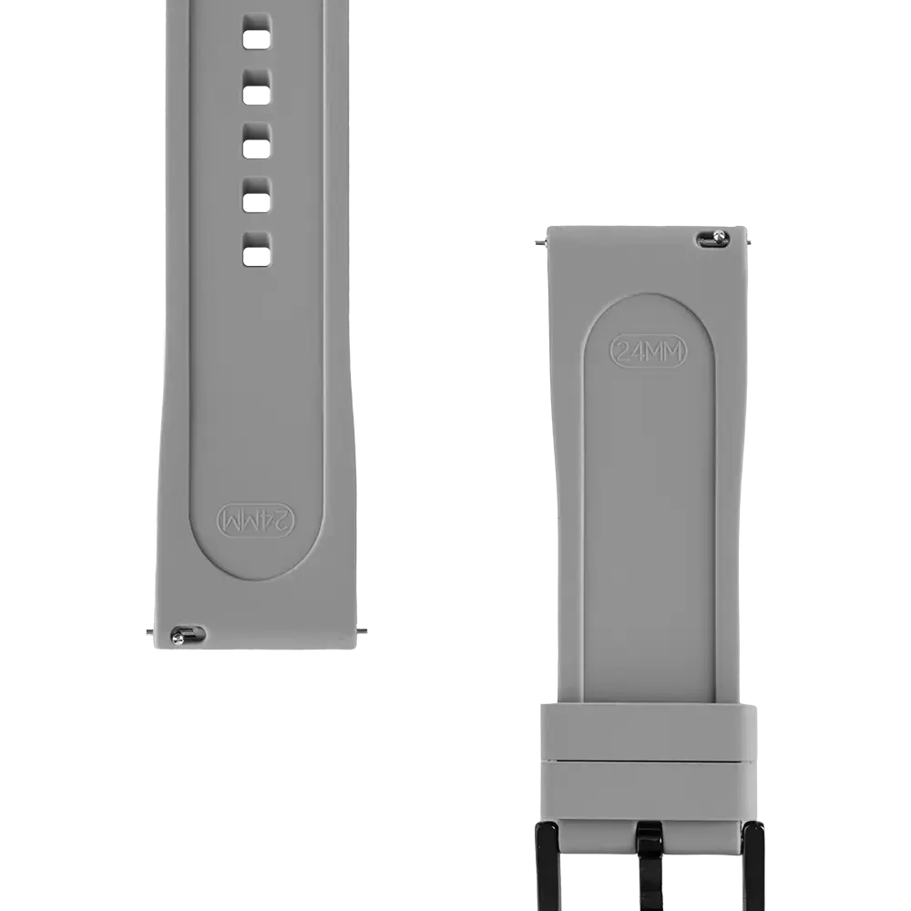 Tactical universāla viedpulksteņa siksniņa priekš (24 mm) | silikons | pelēka