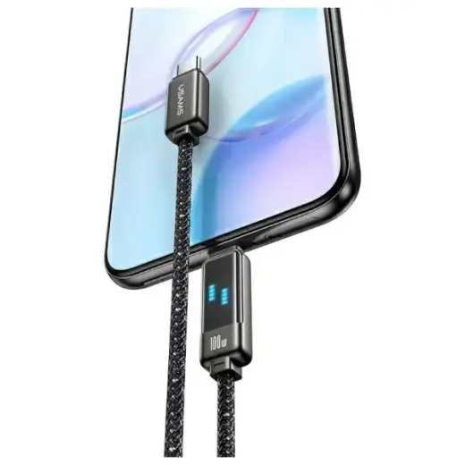 USAMS Meteor Series SJ744USB01 провод для передачи данных и зарядки | USB-C на USB-C | 100W | 1.2m