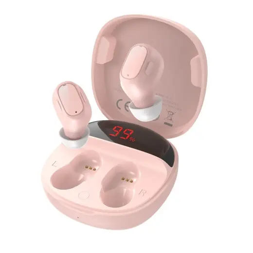 Baseus WM01 Plus wireless headphones pink