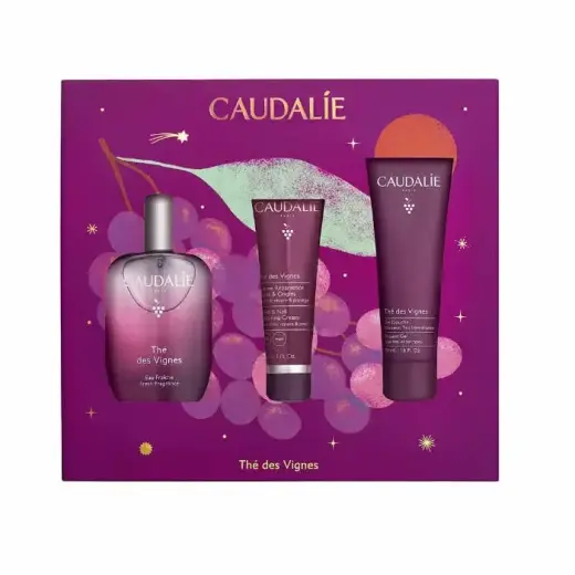 Caudalie Thé Des Vignes Fresh Fragance Spray 50ml Set 3 Pieces