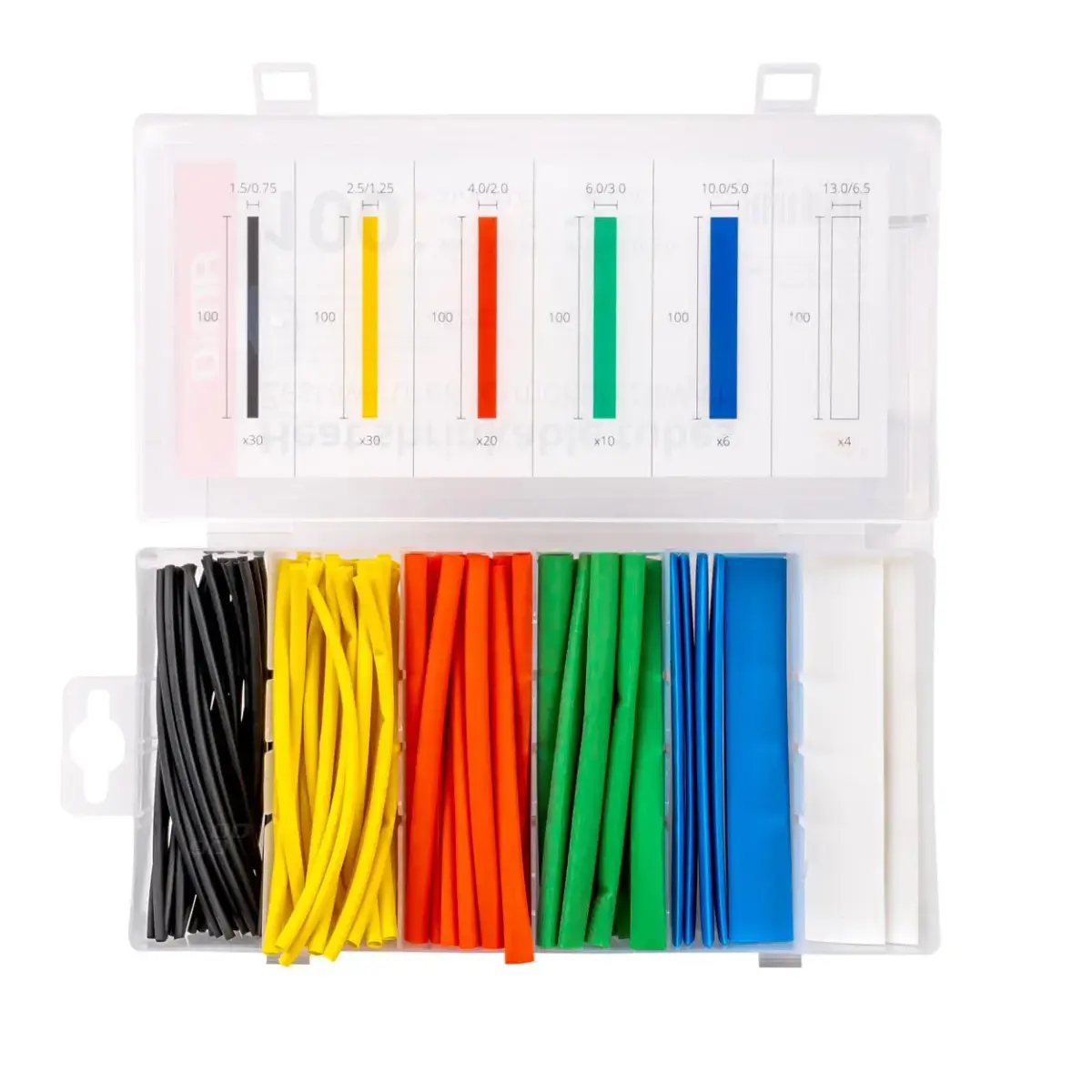 Heat shrinkable tubes 100 pcs