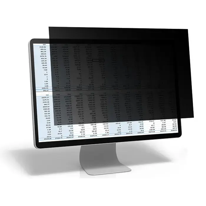Qoltec Privacy filter 23.8" | 16:9 | Eye protection | Panoramic