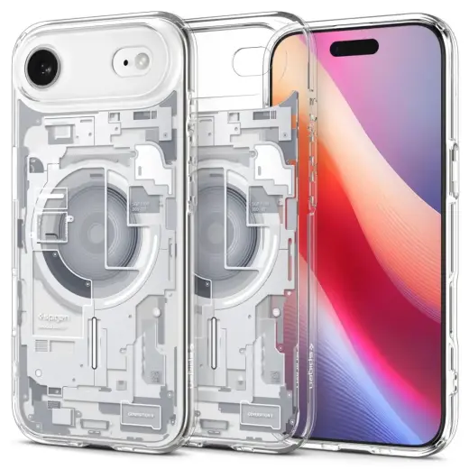 Spigen Ultra Hybrid чехол с поддержкой MagSafe для телефона Apple iPhone 17 белый