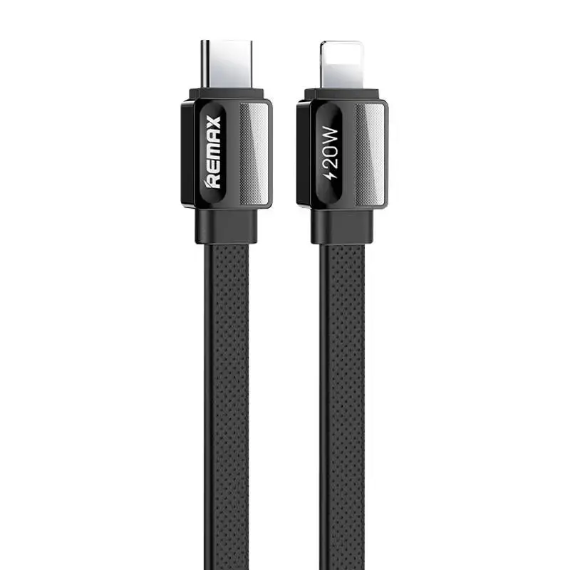 Cable USB-C-lightning Remax Platinum Pro, RC-C050, 20W (black)