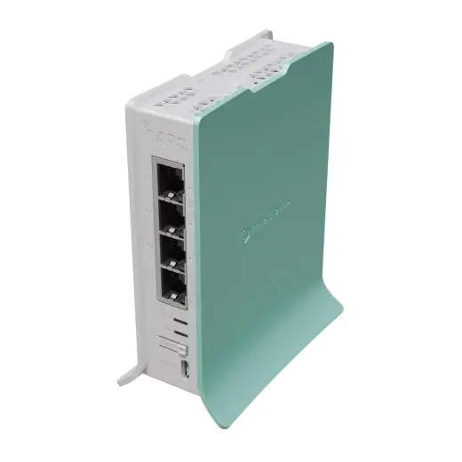 MikroTik hAP ax lite | Router Wi-Fi | L41G-2axD, Wi-Fi6 AX600, 4x RJ45 1000Mb|s RouterOS L4