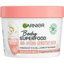 "Body Superfood 48h Hydra-Sensitive Balm Oat Milk + Prebiotics"