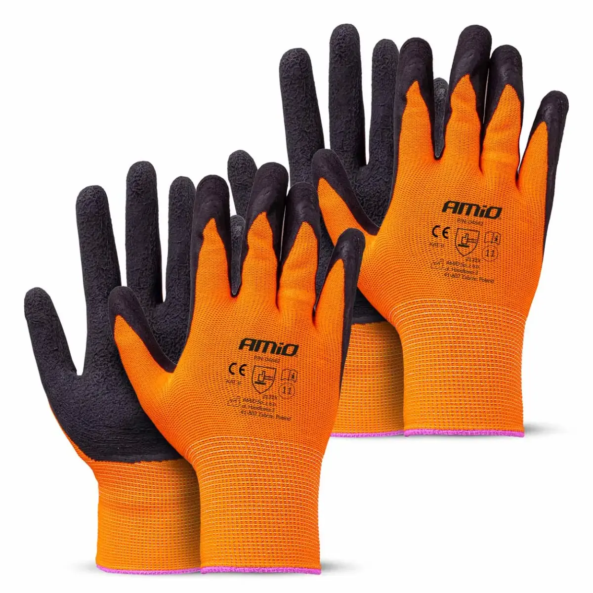 PE Latex foamsafety gloves 4 pcs Size 11 (2 pairs), 2132X AMIO-04642