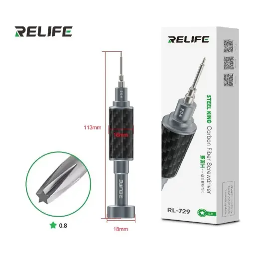 RL-729 Steel Cannon King Screwdriver *0,8