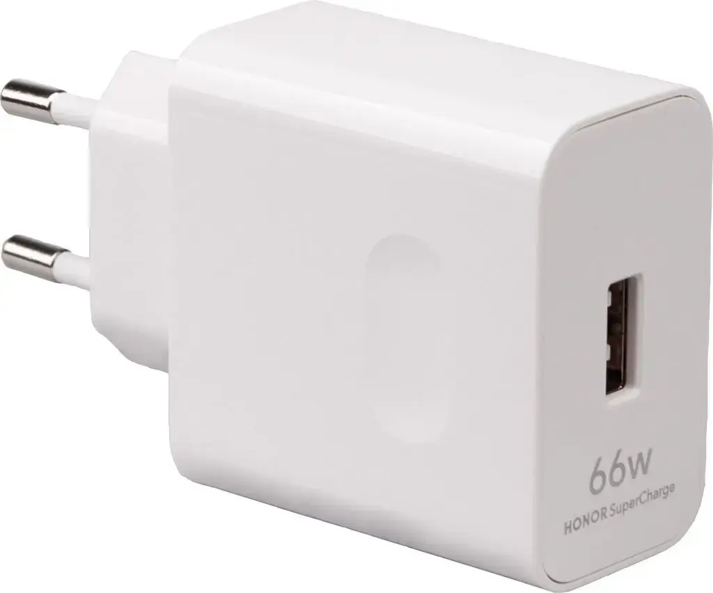 Honor HN-110600E00 travel charger | 66W | USB-C | with USB-C to USB-C cable included | white