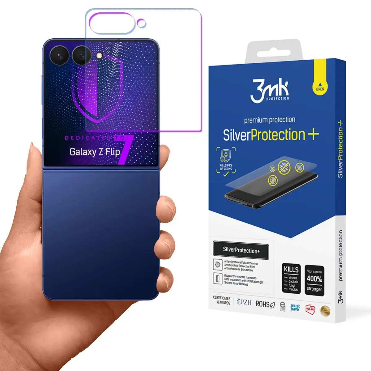 3mk Protection 3MK SilverProtect+ aizsargplēve telefona