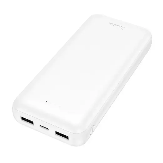 Hoco J153A Stability ārējais akumulators (powerbank) | 20 000 mAh | 10W | LED ekrāns | balts