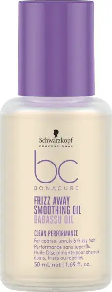 Schwarzkopf Bc Clean Frizz Away Smoothing Oil 50Ml in Clear