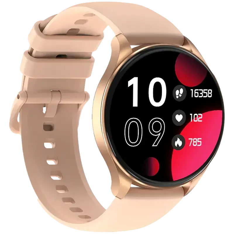 Blackview X20 1.43inch Amoled display 466*466 ATS3085L 128Mb+481KB 380mAh Calls and SMS notification, 100 sports modes 24-hour heart rate detection Gold