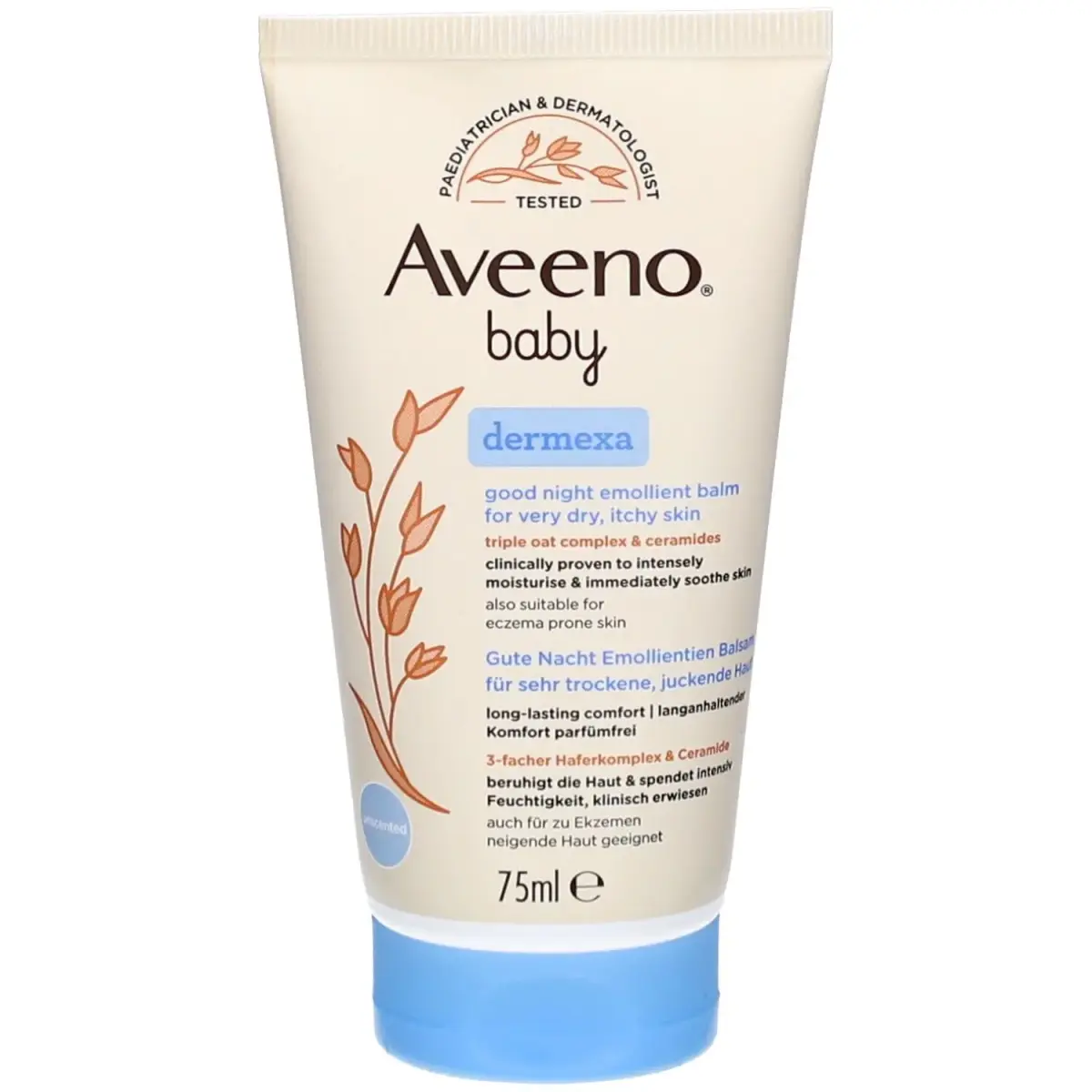 Aveeno® Baby Dermexa Gute Nacht Emollient Balsam Für Sehr Trockene Haut - Jetzt 20% Sparen Mit Code "20aveeno