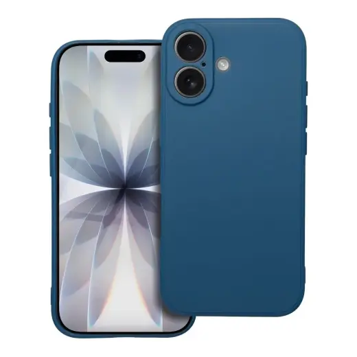 Matt telefono dėklas iPhone 17 mėlynas