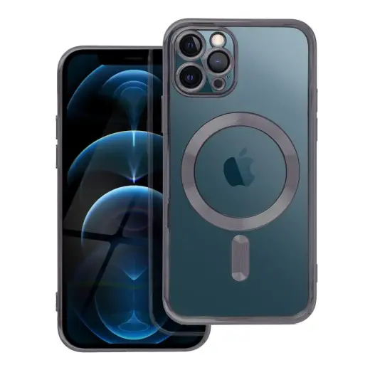 Electro Mag telefono dėklas su MagSafe palaikymu iPhone 11 Pro juodas