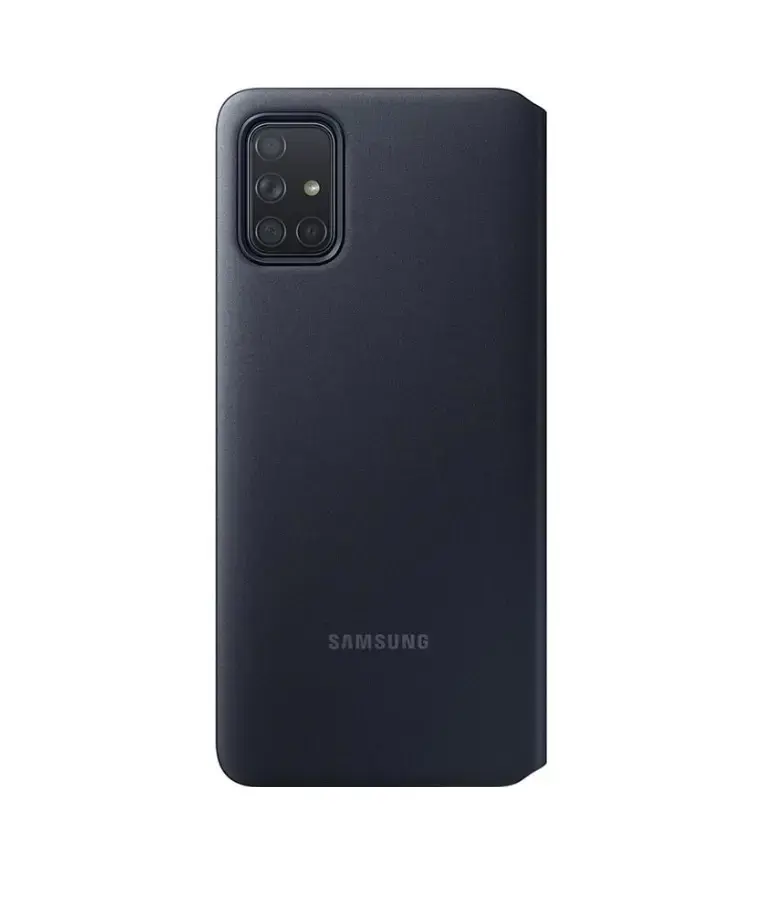 EF-EA715PBE Samsung S-View Case for Galaxy A71 Black